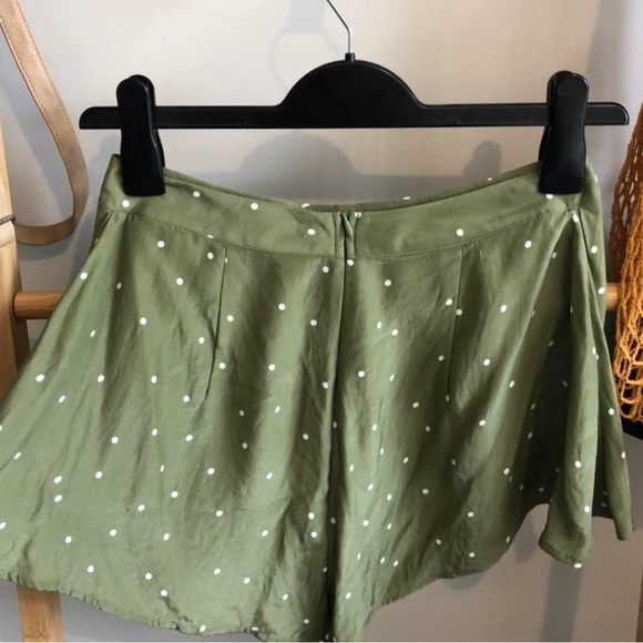 SIR THE LABEL Elsa SHORTS polka dot olive size 2 (US 6). - Picture 3 of 12